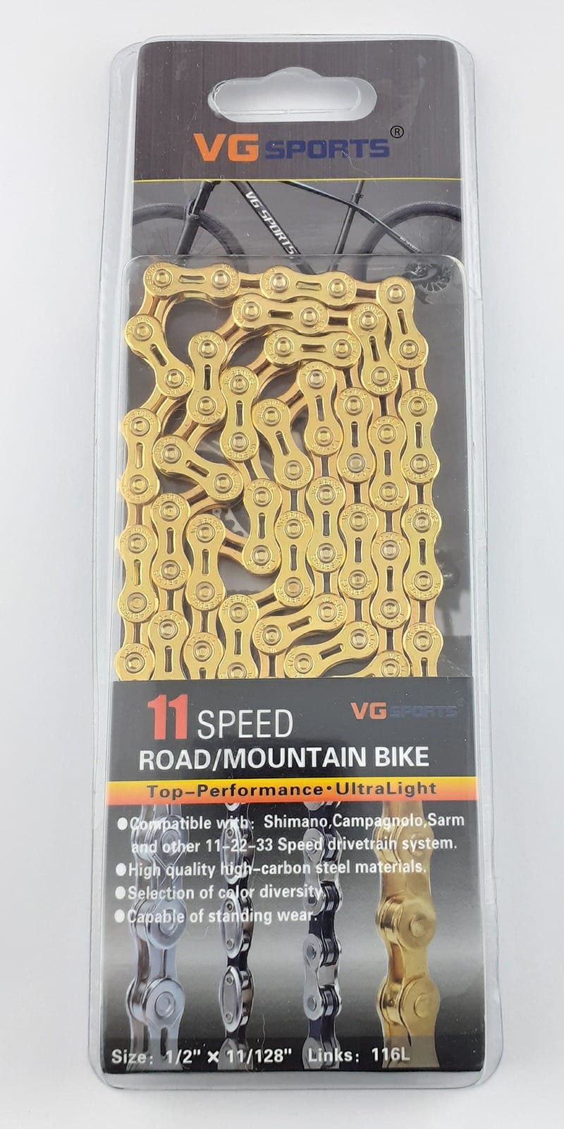 11 Speed, Semi Hollow Gold - Cykelpusher.dk
