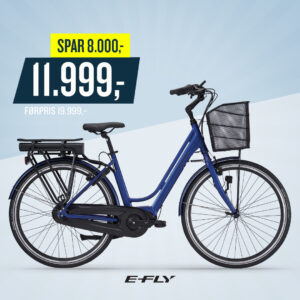 E-FLY Nova Max IV Elcykel Matt Blå