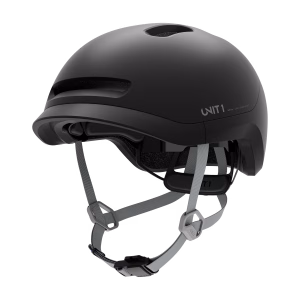 Unit1 Neon MIPS cykelhjelm med LED-lys & blinklys Charcoal Black