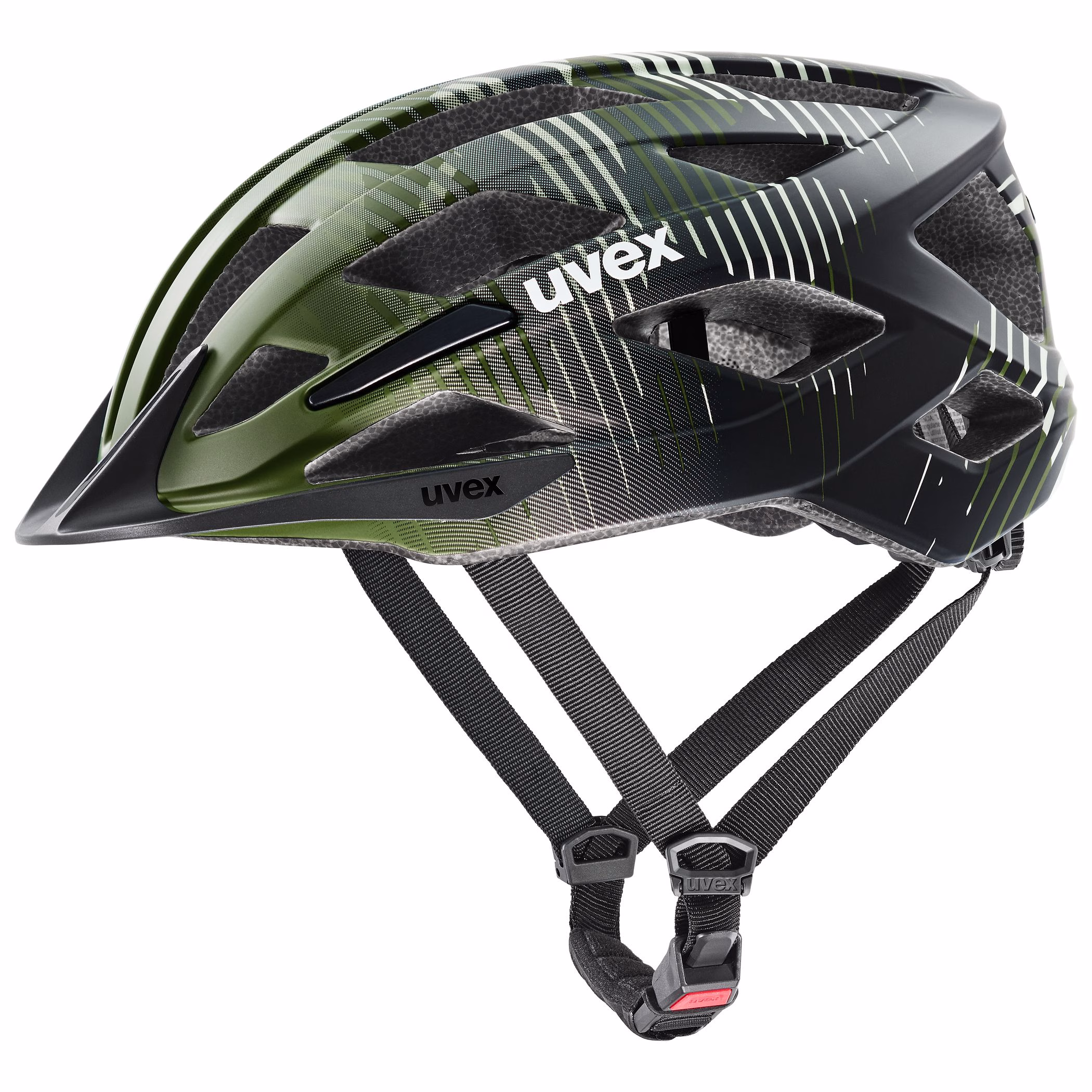 Air Wing 2 CC | Cykelhjelm til børn, Str. 52-57 Oliven-Black