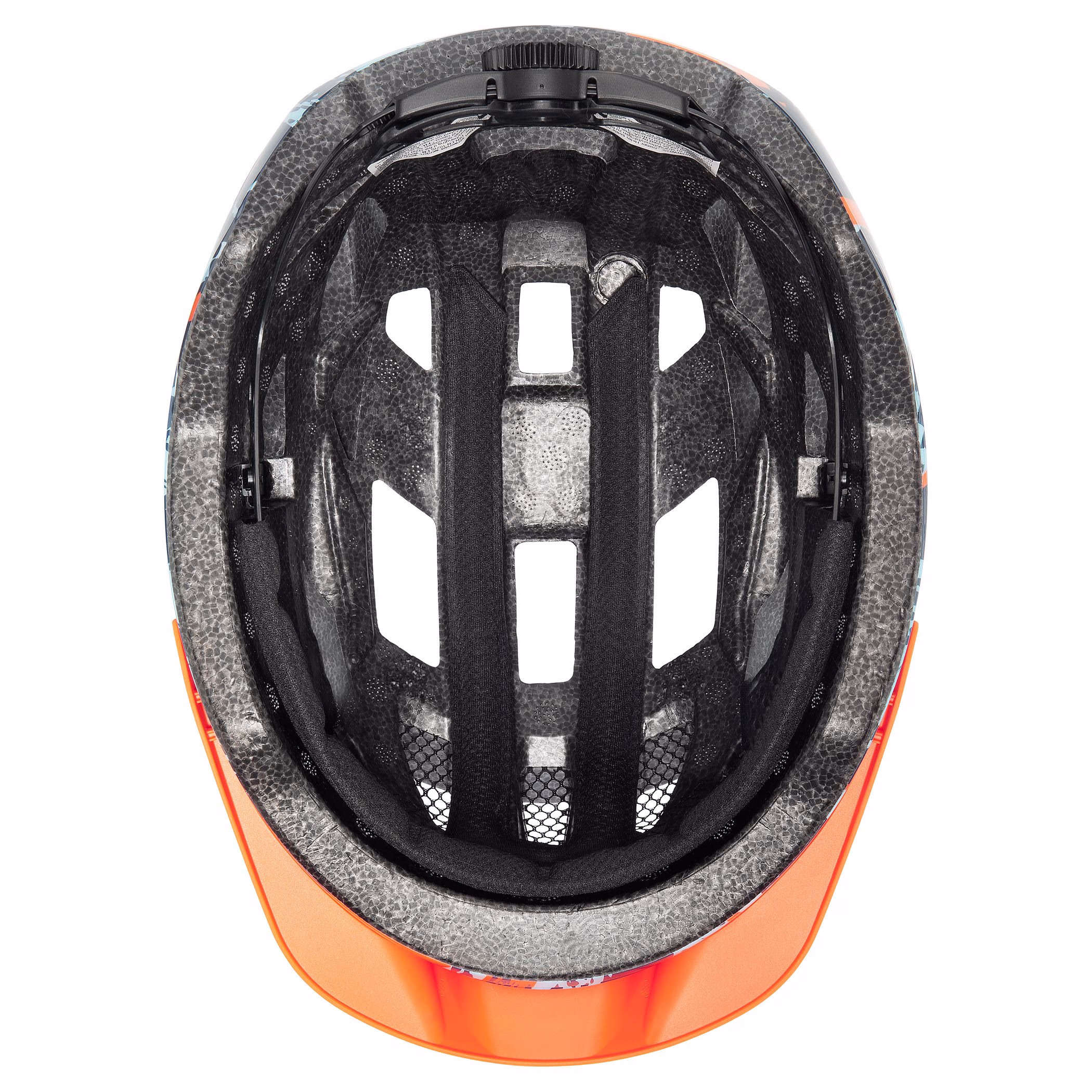 Uvex Air Wing 2 | Let cykelhjelm til børn, Str. 50-54 Papaya-Bubble Blue - Billede 4